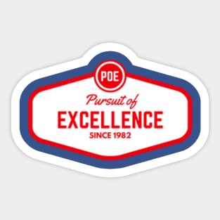 Pursuit of Excellence Sticker